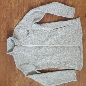 North Face zip up sweater jacket